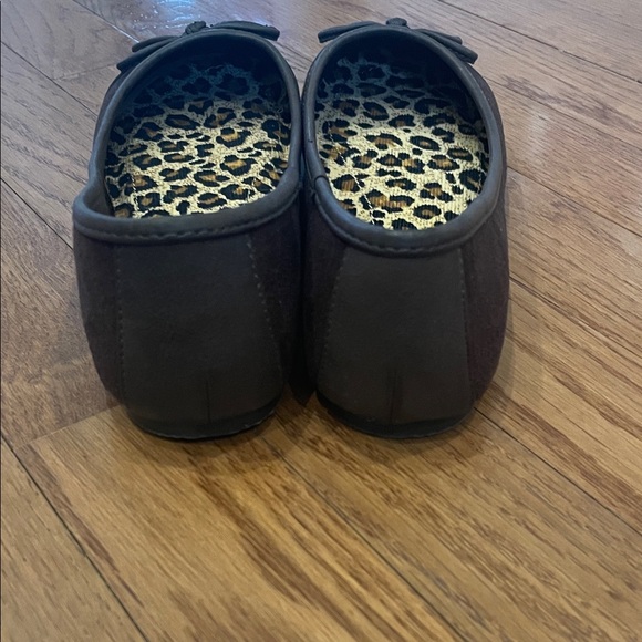 Soda Dark Brown Flats with Bow - Picture 6 of 7